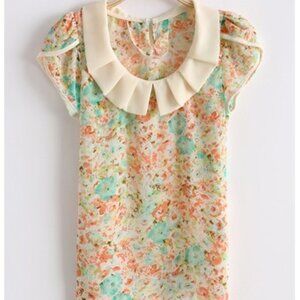 Claudine collar blouse